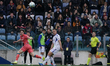 Marco Palestra (#2 Cagliari Calcio) plays during the Serie A TIM match between Cagliari Ca...