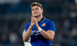 Leonardo Marin of Italy greets the fans at the end of the Guinness Men’s Six Nations Rugby...