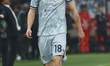 Adam Buksa plays during the Serie A match between Atalanta BC and Udinese in Bergamo, Ital...
