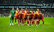 The Galatasaray team poses for a team photo before the Trendyol Super League match between...