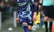 Ajax player Mika Godts participates in the Dutch Eredivisie match between FC Groningen and...