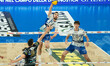 Atanasov Martin of Vero Volley Monza is in action during the match between Sir Susa Scai P...