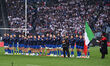 Italy players participate in the Guinness Six Nations 2026 match between Italy and England...