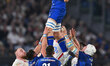 Federico Ruzza of Italy is in action during the Guinness Six Nations 2026 match between It...