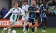 FC Groningen player Jorg Schreuders and Ajax player Davy Klaassen participate in the Dutch...