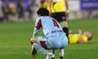 Feyenoord player Tsuyoshi Watanabe is disappointed after the Dutch Eredivisie match betwee...
