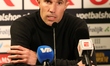 Feyenoord manager Robin van Persie attends the press conference after the Dutch Eredivisie...