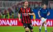 Luka Modric plays during the match between AC Milan and FC Internazionale in Serie A at Gi...
