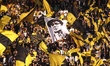 NAC supporters attend the Dutch Eredivisie match between NAC and Feyenoord at Rat Verlegh...