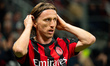 Luka Modric (AC Milan) participates in the Italian championship Serie A football match bet...