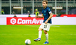 Nicolo' Barella (FC Inter) plays during the Italian championship Serie A football match be...