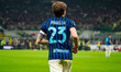 Nicolo' Barella (FC Inter) plays during the Italian championship Serie A football match be...