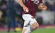 Tomas Soucek of West Ham United plays during the Emirates FA Cup Fifth Round match between...