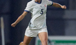 Noelle Maritz of Switzerland plays during the UEFA Women's European qualifying round socce...