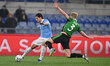 Matteo Cancellieri of S.S. Lazio and Josh Doig of U.S. Sassuolo are in action during the 2...