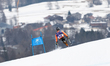 Jeroen Kampschreur from the Netherlands competes in the Men's Alpine Skiing Super-G Standi...