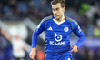 Harry Winks of Leicester City races forward during the Sky Bet Championship match between...