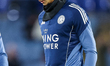 Divine Mukasa of Leicester City warms up during the Sky Bet Championship match between Lei...