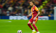 Noah Lang of Galatasaray A.S. is in action during the UEFA Champions League 2025/26 Round...