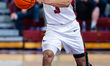 KHAAFIQ MYERS (3) of the St. Joseph's Hawks passes the ball during an NCAA men's basketbal...