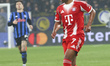 Serge Gnabry plays during the UEFA Champions League last 16 first leg football match betwe...