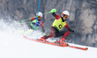 Para Alpine Skiing: Xingdong WANG (CHN) with Guide: CHEN Zhicheng competes on day four of...