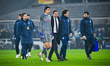 Marco Carnesecchi and Raffaele Palladino participate in the match between Atalanta BC and...