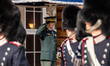 King Frederik X of Denmark attends a parade and gives the 'King's Watch' at the Rosenborg...