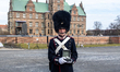Guard Frederik Gerhardt Nielsen from Aabybro receives the 'King's Watch' from King Frederi...