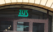 The Social Insurance Institution (ZUS) is on the street in Warsaw, Poland, on March 3, 202...