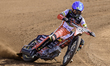 Dan Bewley of Belle Vue Aces is in action during the Belle Vue Aces Media Day at the Natio...