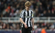 Anthony Gordon of Newcastle United plays during the UEFA Champions League Round of 16, 1st...