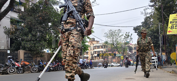 Gallery cover photo: Central Force Is Conducting Route March In Kolkata Before West Bengal Assembly Election