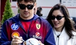 Formula 1 driver Charles Leclerc of Scuderia Ferrari HP participates in the Formula 1 Chin...