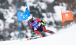 Para Alpine Skiing Wenjing ZHU (CHN) competes in the Women's Giant Slalom on day six of th...