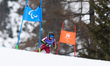 Florence Carrier from Canada competes in the Women's Giant Slalom on day six of the Milano...