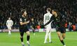 Bradley Barcola of Paris Saint-Germain celebrates after scoring a goal during the UEFA Cha...