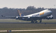 Atlas Air Boeing 747 Freighter aircraft spotted departing from Eindhoven airport and milit...