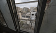 A view of buildings that are damaged during the U.S.-Israeli military campaign that strike...