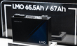 A Samsung SDI LMO 65.5Ah / 67Ah battery cell for energy storage systems is displayed at th...