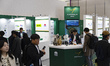 Visitors examine the Australia booth during the InterBattery 2026 exhibition at COEX in Se...