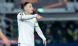 Kostas Tsimikas of AS Roma gestures during the UEFA Europa League 2025/26 Round of 16 Firs...
