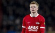 AZ Alkmaar player Kees Smit participates in the Conference League match between AZ and Spa...