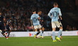 Noah Nartey Lyon plays during the UEFA Europa League match between Celta Vigo and Olympiqu...