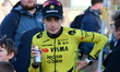 Danish cyclist Jonas Vingegaard of the Visma Lease a Bike team wins the stage and wears th...