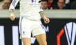 Lucas Digne of Aston Villa plays during the UEFA Europa League round of 16 first leg footb...