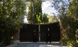 Security guards stand in front of the Paramour Estate while it hosts Noma's temporary Los...