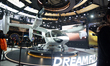A flying taxi is on display at the Dreame booth at the Dreame SNEIC expo center in Shangha...