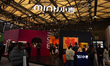 Fairgoers are seen at the MiniJ booth at the SNEIC expo center in Shanghai, China, on Marc...