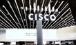 The Cisco corporate logo features prominently at the Fira Gran Via, highlighting the compa...